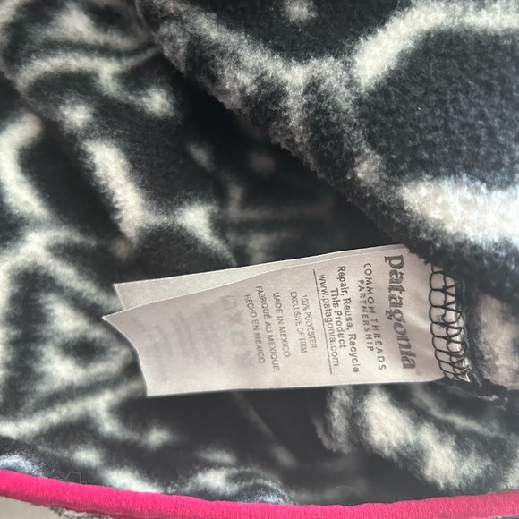 Patagonia Synchilla Snap-T Fleece Ikat Big Fish Pullover Women’s Small - Picture 5 of 8